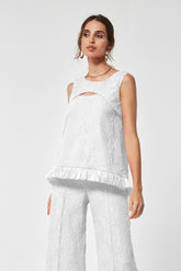 Top Carau Jacquard Doble Textura